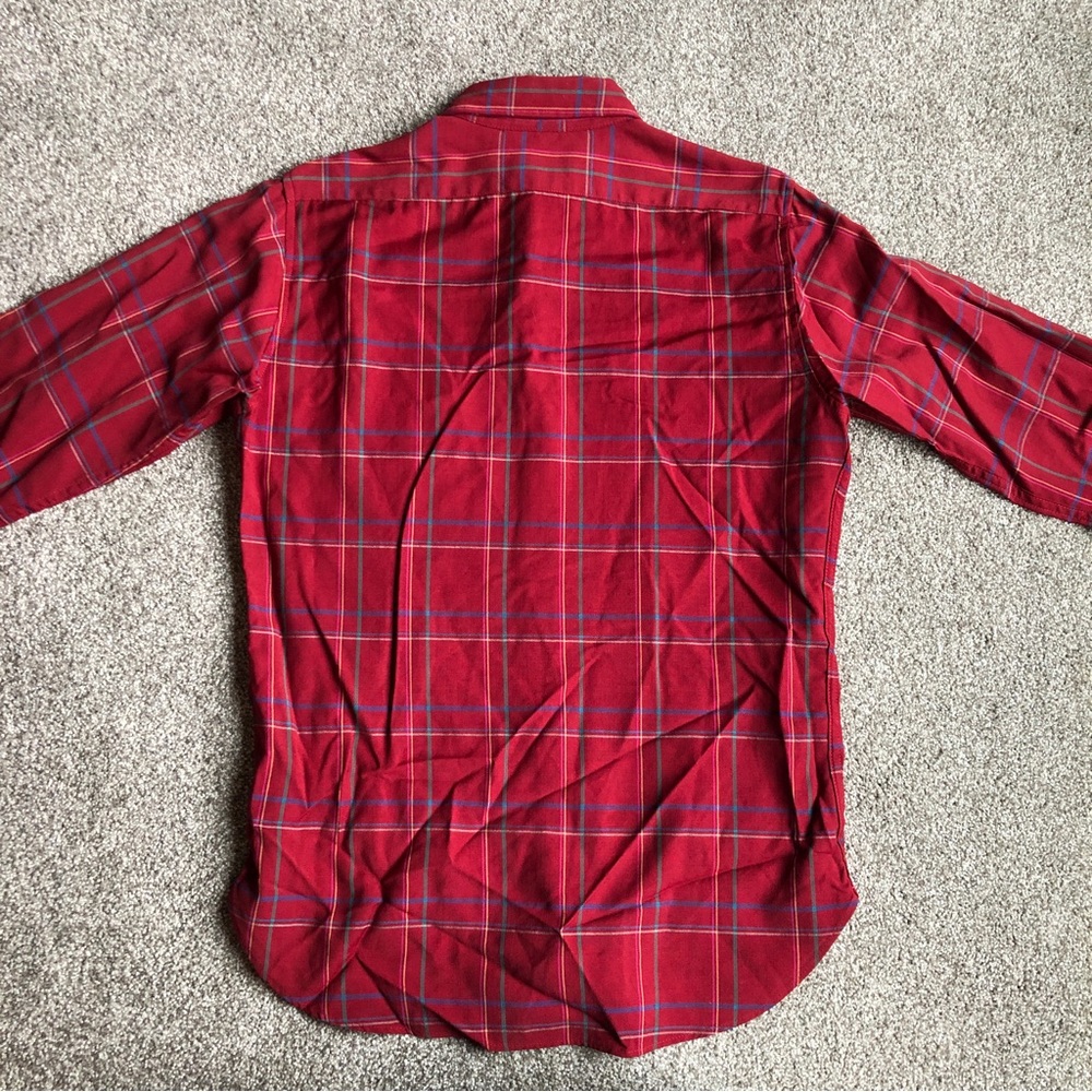Pendleton Virgin Wool Button Down Shirt Red Size … - image 8